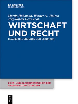 cover image of Wirtschaft und Recht